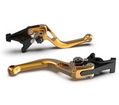 LSL Palanca de freno  BOW R22, corta, dorada/negra - Negro