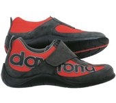 Daytona Moto Fun Zapatos de motocicleta - Gris Rojo (39)