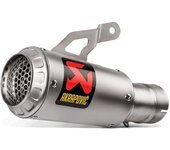 Akrapovic Silenciador trasero de titanio  Slip-On Line - Plata