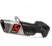 Akrapovic Silenciador trasero de titanio  Slip-On Line - Plata