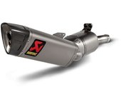 Akrapovic Silenciador trasero de titanio  Slip-On Line - Plata