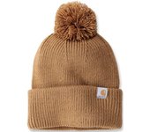 Carhartt Knit Pom-Pom Cuffed Beanie - Marrón (un tamaño)