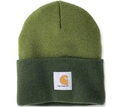 Carhartt Knit Cuffed Two-Tone Beanie - Verde (un tamaño)