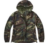 Brandit Summer Windbreaker Chaqueta de dama - Verde