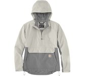 Carhartt Rain Defender Loose Fit Lightweight Packable Chaqueta de dama - Gris