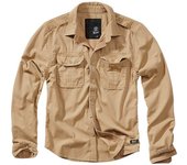 Brandit Vintage Longsleeve Camisa - Beige (7XL)