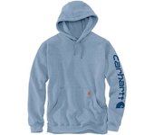 Carhartt Midweight Sleeve Logo Sudadera con capucha - Azul