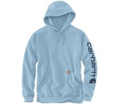 Carhartt Midweight Sleeve Logo Sudadera con capucha - Azul