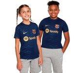Nike - Camiseta FC Barcelona Pre-Match 2024-2025 Niño, Unisex, Midnight Navy-Club Gold, XS