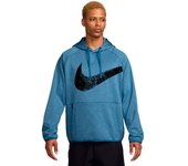 Nike - Sudadera Therma-FIT Swoosh, Hombre, Aegean Storm-Aegean Storm-(Black), L