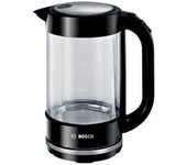TWK70B03 tetera eléctrica 1,7 L 2400 W Negro, Transparente, Hervidor de agua