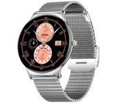 Cool Ultrathin Reloj Smartwatch (AMOLED, Llamadas, Salud, Deporte) Gris + 2 Correas