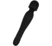 HUGBOX Vibrador Wand y Vibrador Femenino 14 programas Negro