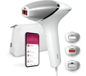Depiladora Philips Lumea IPL Serie 8000 SenseIQ 450000 Disparos Plata Blanco