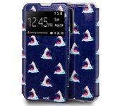 Cool Funda Flip Cover Dibujos Tiburón para Samsung G988 Galaxy S20 Ultra 5G