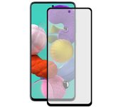 Ksix Cristal Templado 9H Extreme 2.5D Borde Negro para Samsung Galaxy A51