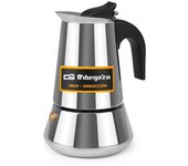 Orbegozo KFI 260 Cafetera Italiana 2 Tazas Acero Inoxidable