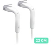 Cable Ethernet Ubiquiti UniFi Cat6 0,1 m RJ-45 U/UTP Blanco alto rendimiento