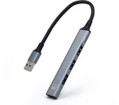 Hub Ewent 4 puertos 5Gbps EW1144 USB 3.2 Gen 1 Plug&Play alimentación por USB