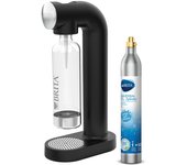 Máquina de agua con gas Brita sodaONE Negro/Plata PET 129mm x 240mm x 450mm