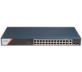 Switch Hikvision DS-3E1528HP-SI-24P2T2F 28 Puertos Gigabit 370W PoE+ 90W SFP