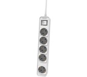 Philips CHP2154W/12 Regleta con Interruptor 5 Tomas Schuko Cable 1.5m Blanca