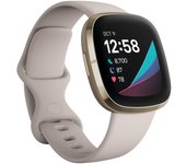 Fitbit Sense Smartwatch Blanco Marfil/Acero Inoxidable Dorado