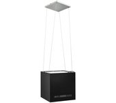 VidaXL Campana Decorativa de Isla 37cm D Negro