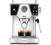 Ufesa Bergamo Cafetera Espresso 20 Bares 1350W Negra/Inox