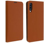 Avizar Funda Cartera de Cuero Marrón Claro para Samsung Galaxy A70