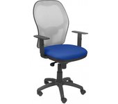 Piqueras y Crespo Jorquera Silla Malla Gris Asiento Bali Azul
