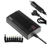 3Go ALIM90C2 Cargador Universal Digital 90W + Enchufe para Automóvil