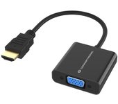 Conceptronic ABBY20B Adaptador HDMI a VGA 1080P 25cm Negro