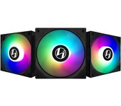 Lian-Li ST120 Pack 3 Ventiladores Suplementarios 120mm Negros