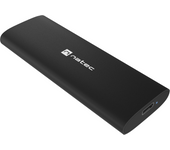 NATEC NKZ-2286 caja para disco duro externo Caja externa para unidad de estado sólido (SSD) Negro M.2