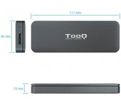 CARCASA DISCO DURO SSD M.2 TOOQ NGFF MICRO USB B 3.0 BLACK