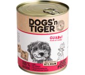 Dogs'n Tiger Adulto 6 x 800 g comida húmeda para perros - Ternera y calabaza