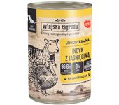 Wiejska Zagroda 12 x 400 g comida húmeda para perros - Pavo con cordero