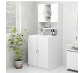 vidaXL Armario De Lavadora Blanco 70.5x25.5x90 Cm