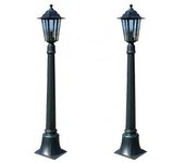 vidaXL Farolas De Jardín Preston 2 Piezas 105 Cm