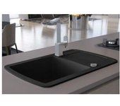 vidaXL Fregadero De Cocina De Un Seno De Granito