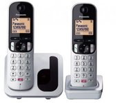Teléfono inalámbrico Panasonic Duo KX-TGC252SPS Plata