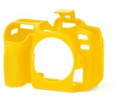 Funda de silicona Easycover para Nikon D7500 Amarilla