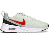 Nike - Zapatilla Air Max Nuaxis, Hombre, Lt Silver-Picante Red-Summit White-White-Dk S, 9,5 USA