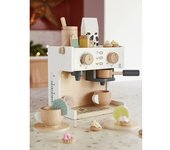 VERTBAUDET Máquina de café y de té, de madera multicolor