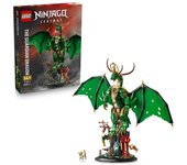 Set LEGO NINJAGO Dragón Guardián 71847 1650 piezas, articulado, Maestro Wu, exposición