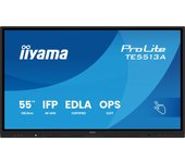 Panel interactivo iiyama 64.5″ 4K Ultra HD PureTouch-IR 40 puntos táctiles Android 14