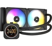 Corsair iCUE H100i ELITE LCD Display Liquid CPU Kit de Refrigeración Líquida 240mm