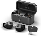 Epos GTW 270 Hybrid Auriculares Inalámbricos Negros con Acústica Cerrada y Adaptador