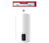 Ariston Lydos WiFi 50 Termo Eléctrico Vertical 50L B + Soporte de Pared Instafix